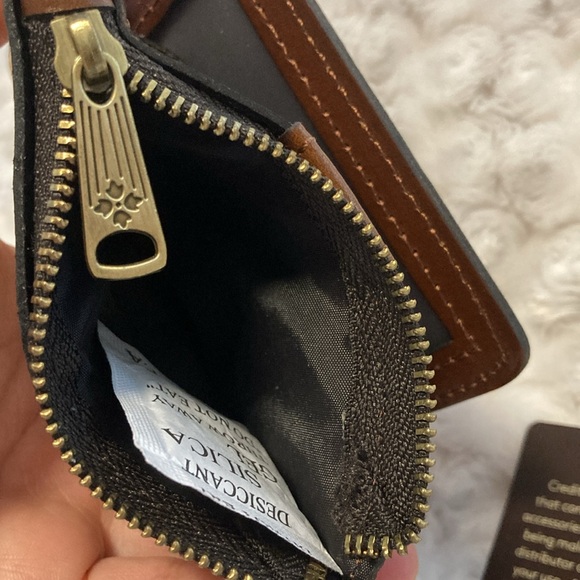 NEW | Patricia Nash small leather card case wallet. Small zip pocket. - Picture 5 of 7